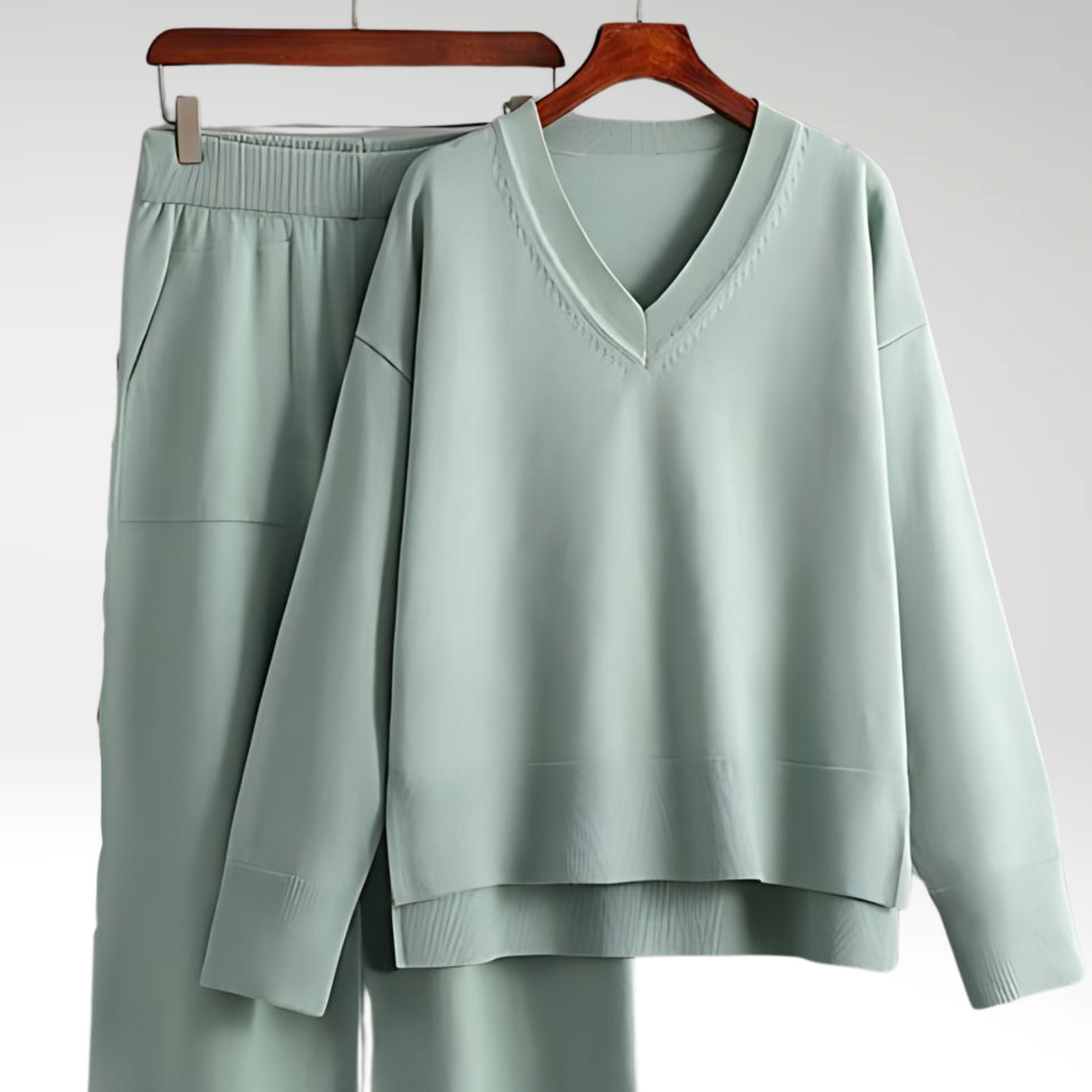 Lenoir™ | Luxe Ensemble deux pièces col V