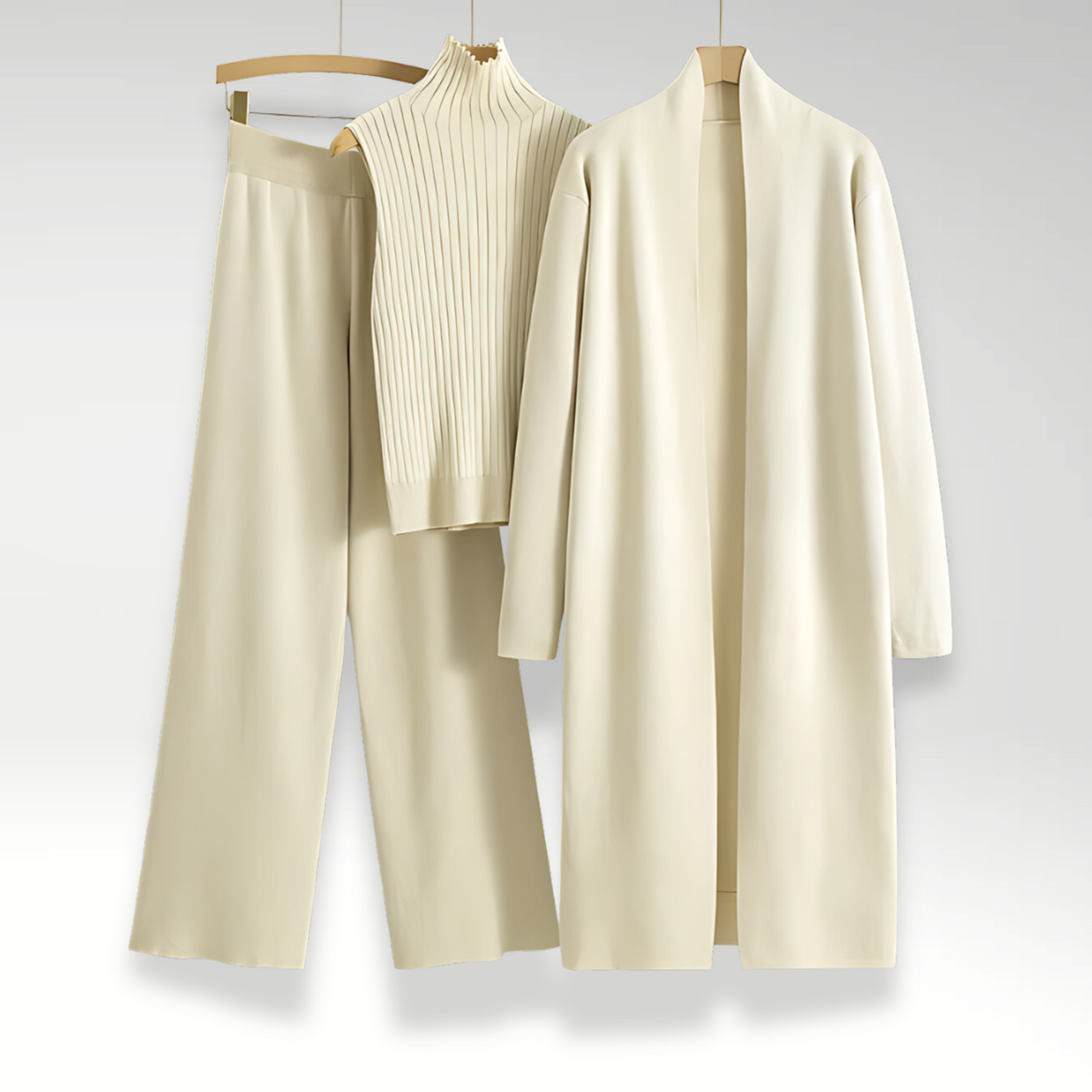 Lenoir™ | Ensemble trois pièces en maille Luxe