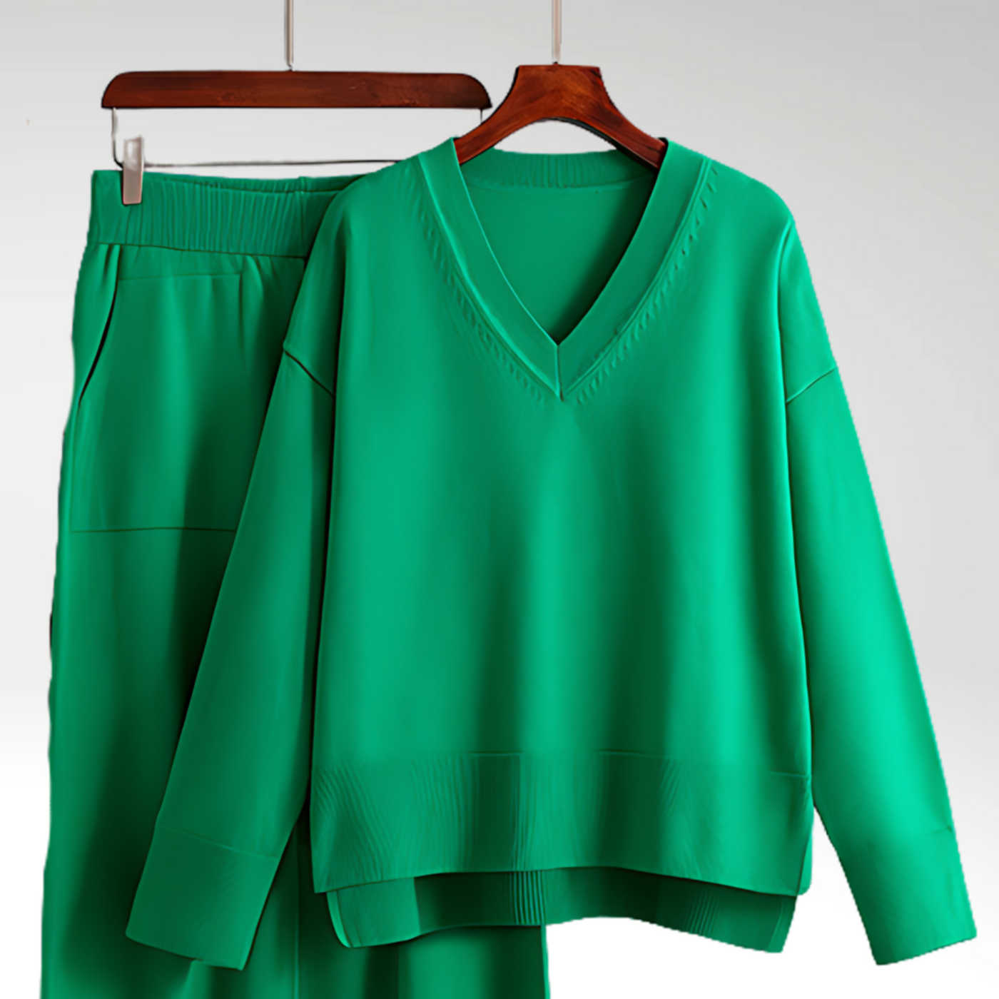 Lenoir™ | Luxe Ensemble deux pièces col V