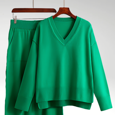 Lenoir™ | Luxe Ensemble deux pièces col V