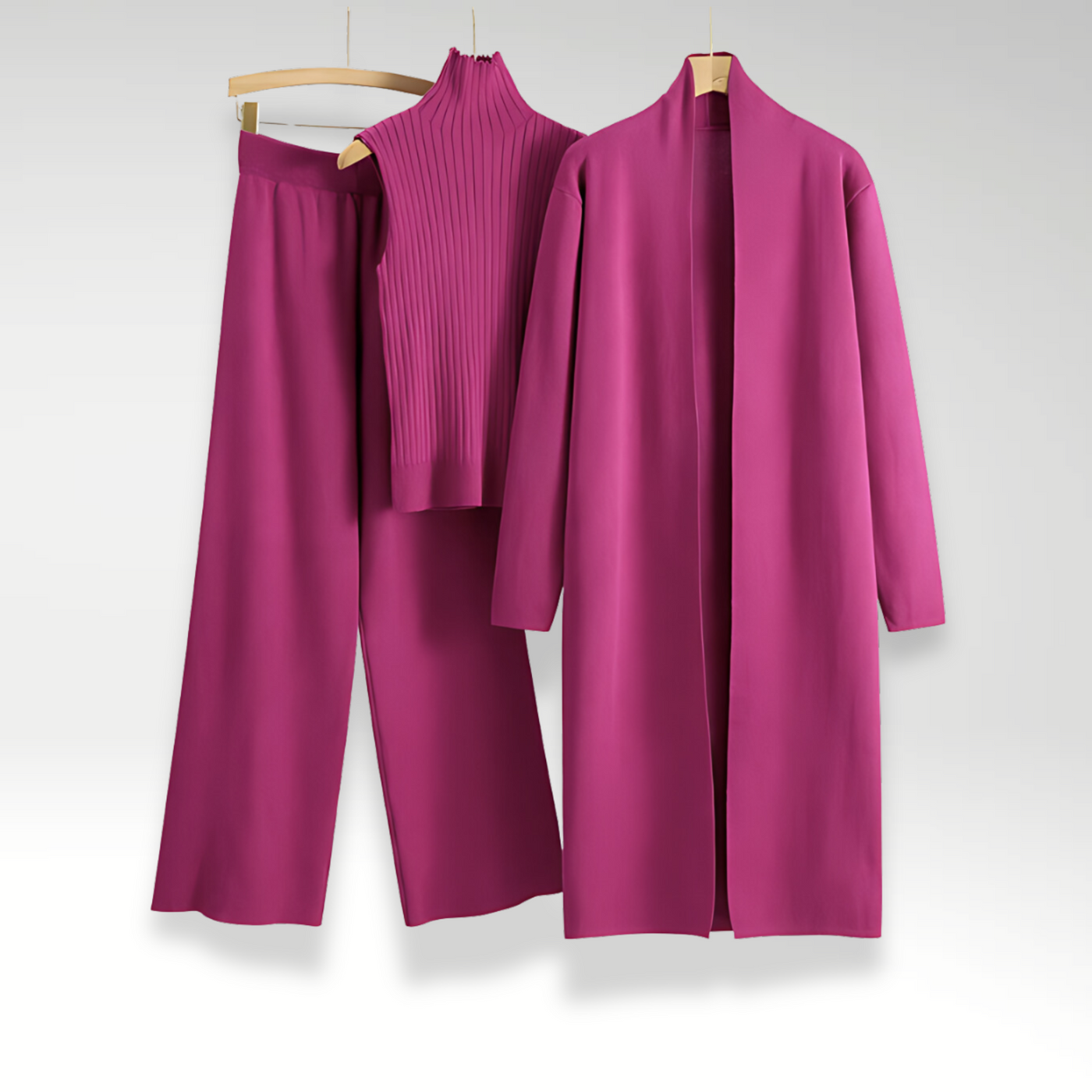 Lenoir™ | Ensemble trois pièces en maille Luxe