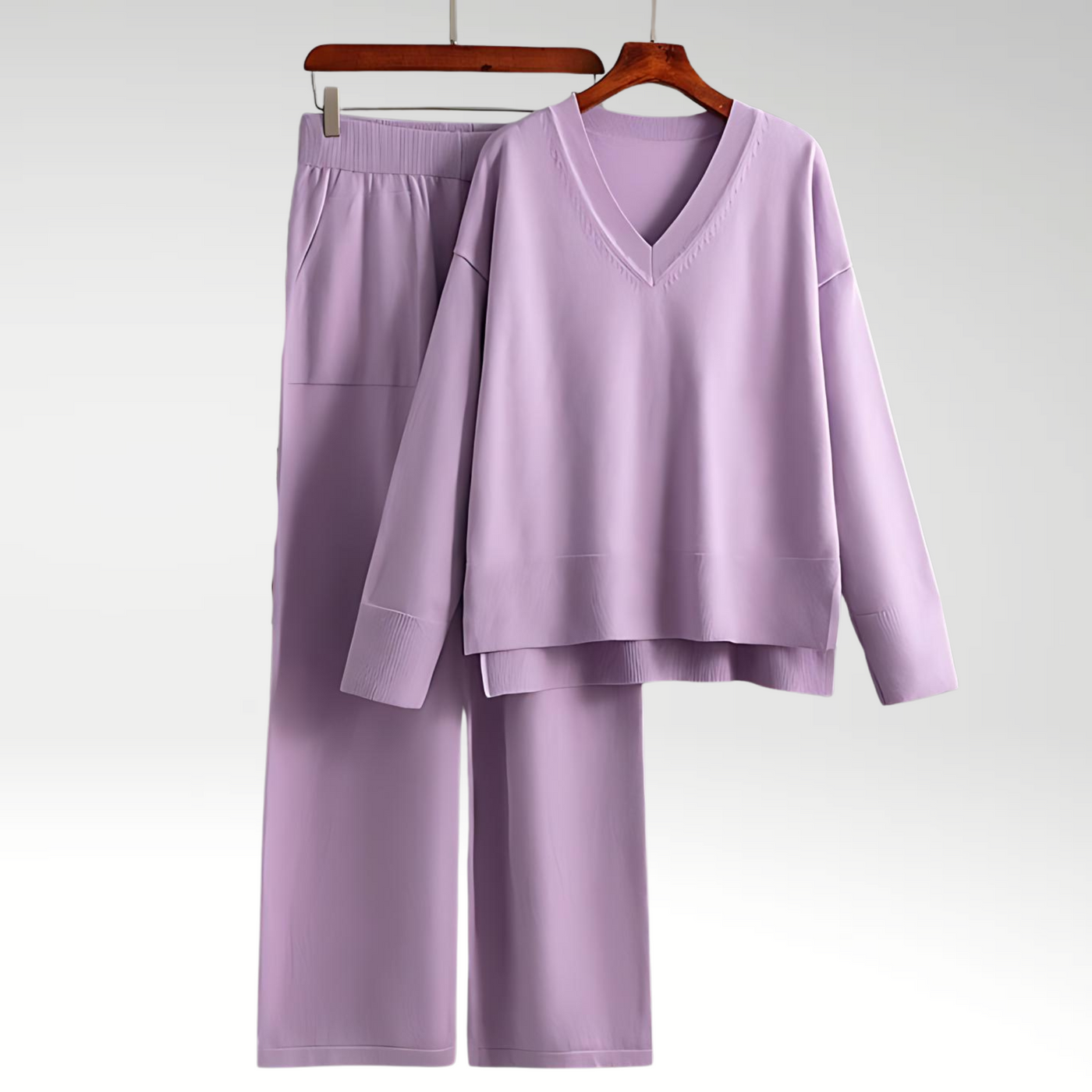 Lenoir™ | Luxe Ensemble deux pièces col V