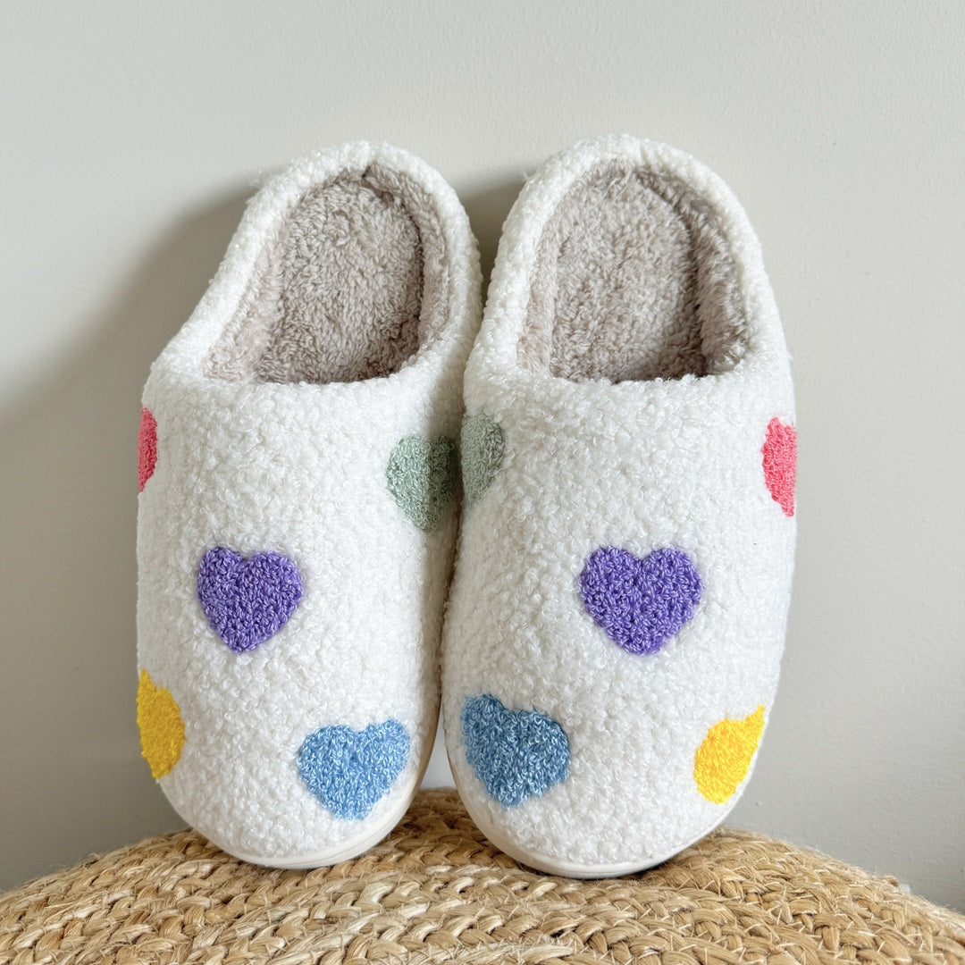 Lenoir™ | Colourful Heart Slippers