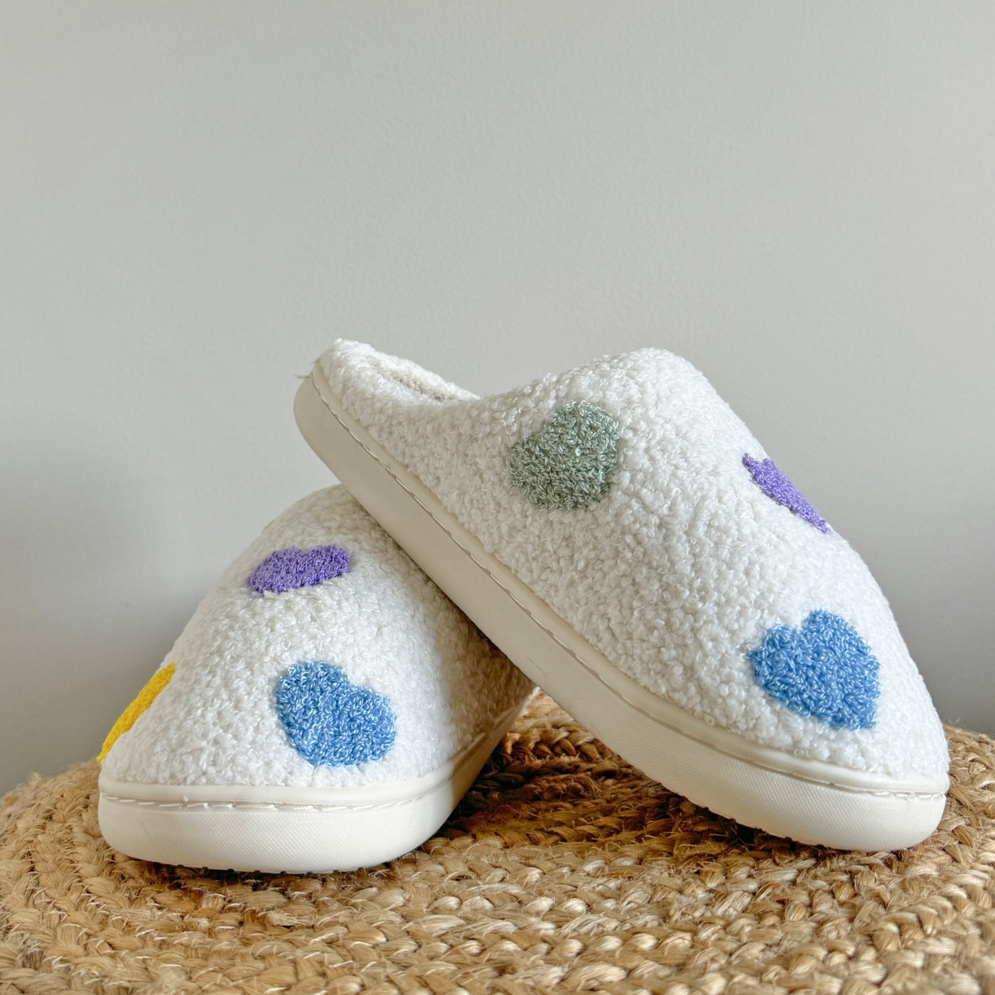 Lenoir™ | Colourful Heart Slippers