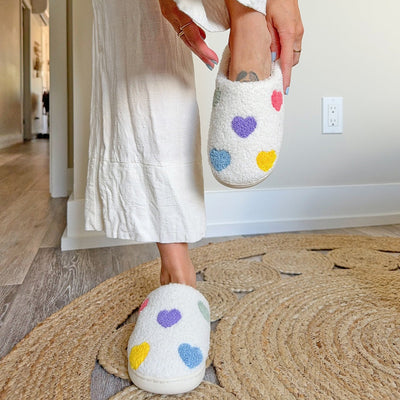 Lenoir™ | Colourful Heart Slippers