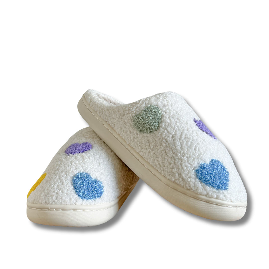 Lenoir™ | Colourful Heart Slippers