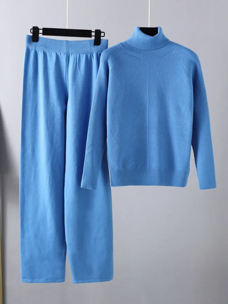 Lenoir™ | Ensemble deux pièces Lounge en tricot torsadé